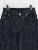Tentin Adjust Raw Denim Wide Pants