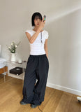 UNDER SHIRRING NYLON PANTS