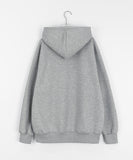 [unisex] Dokiri Lettering Brushed Hoodie
