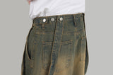 Bijo buckled bermuda denim