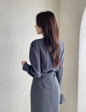Cielve Satin Tie Blouse