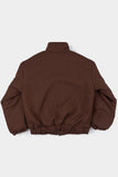 Woven line bomber jumper