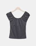 Epon Off-shoulder Short-sleeve T-shirt