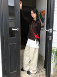 KNOTTY STRAP KNIT TOP