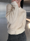 Camel stabilized knit