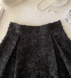 Somare Tassel Jacquard Flare Skirt