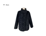 Rodin Fluffy Fur Wool Half Coat
