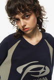 Schema Raglan Incision Sweatshirt