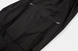 Zipper big cargo balloon wide banding pants