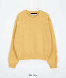 Tofu Basic Lambswool Cashmere Round Knit