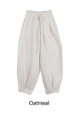 Sien Brushed Pintuck Balloon Pants