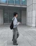 Mikan Washing Denim Wide Pants