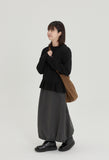 [BAONHAUS] Remuse Cotton Round Frill Long Sleeve Tee
