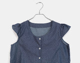 Siwa Dot Frill Blouse