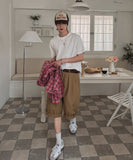 Mood Basic Crop Short Sleeve T-shirt