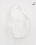 Muh punching lace ribbon cotton bag