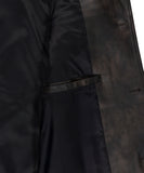 FAUX LEATHER CARCOAT