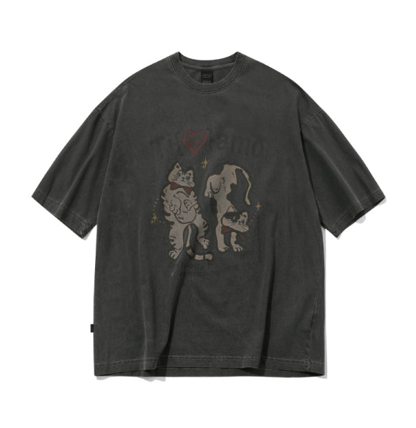 【CPGN STUDIO】24SS★ Tiamo Lovely Pigment Short Sleeve Tee CPGN STUDIO (コンパーニョ) - ティアモラブリーピグメント半袖T