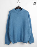 Tamtam cozy vivid round loose fit long sleeve knit