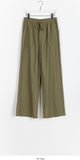 [unisex] Laran Linen Banding Wide Pants