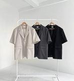 Two button half blazer jacket