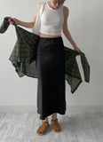 Satin Mermaid Long Skirt