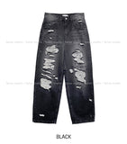 Funky Damage Wide Denim Pants