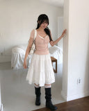 Alice Layered Button Short Sleeve