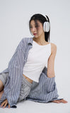 [U-BASIC] Pose Scene Ribbed Sleeveless