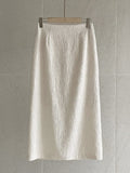Shumaz Wave Jacquard H-Line Skirt