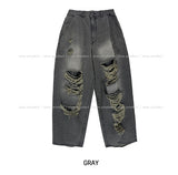 River Dirty Damage Balloon Denim Pants