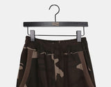 Zerb Camo Banding Pocket Wide-Fit Training Long Pants