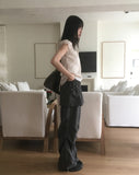 Kuya puff sleeve short sleeve blouse