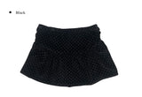 Lemme Dot Velvet Mini Skirt