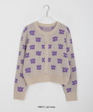 Moheb Flower Knit Cardigan