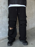 Multi Cargo Zipper Sweatpants