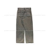 Const Bring Damaged Wide Denim