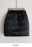 Sophien Quilting Padding Mini Skirt