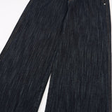 Suji Pin Semi-Flare Denim Pants