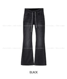 Tense Span Low Bootcut Denim Pants