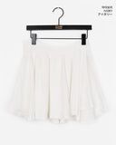 renka wrap button mini skirt