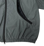 Curve Incision Zipper Jumper