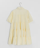 Mittens Tiered Shirt Short Sleeve One Piece