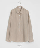 [unisex] G-Seth Summer Stripe Long Sleeve Shirt