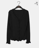 Hoko Lace Ribbed Cardigan