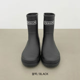 Rainy Season Heel 3cm Short Rain Boots