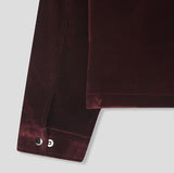 Gloss Velvet Quilted Work Jacket
