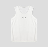 Triple Stud Ribbed Sleeveless Top
