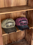 The Black Y2K Lettering Patch Ball Cap