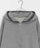 Perrin Stripe Color Matching Hood Zip-Up